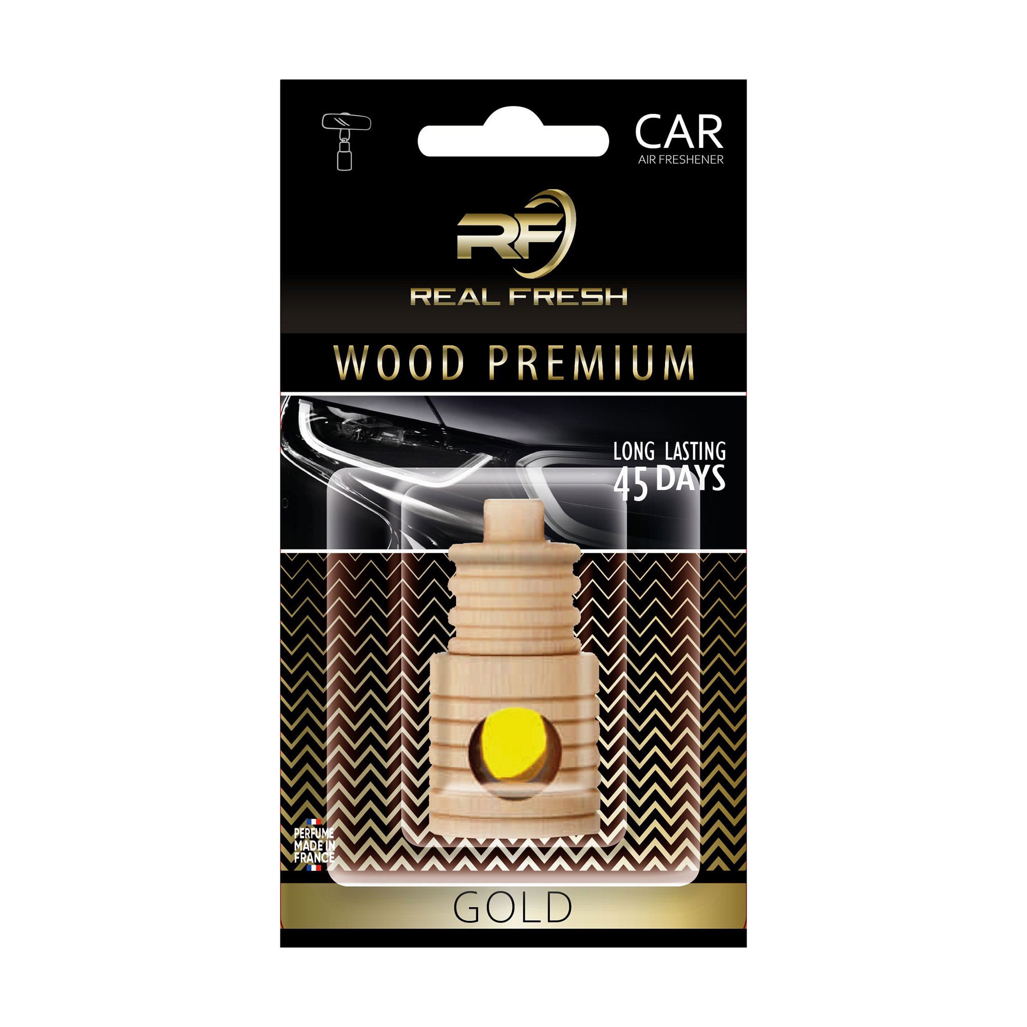 Ароматизатор для автомобіля Real Fresh Wood Premium Gold, 5 мл