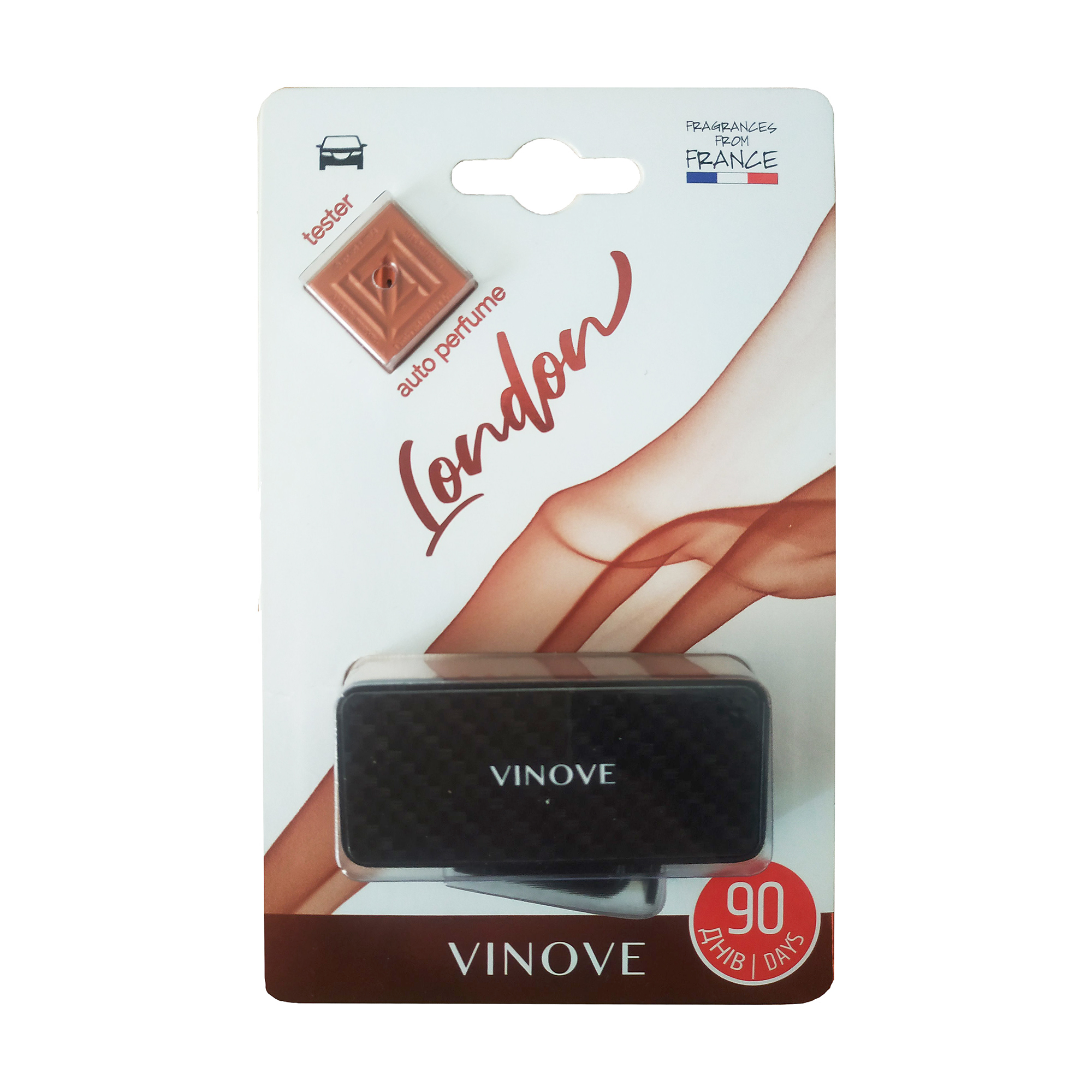 Ароматизатор для автомобіля Vinove Carbon Auto Perfume, London, 1 шт